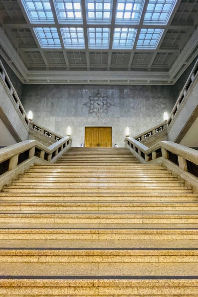 東京国立博物館の階段