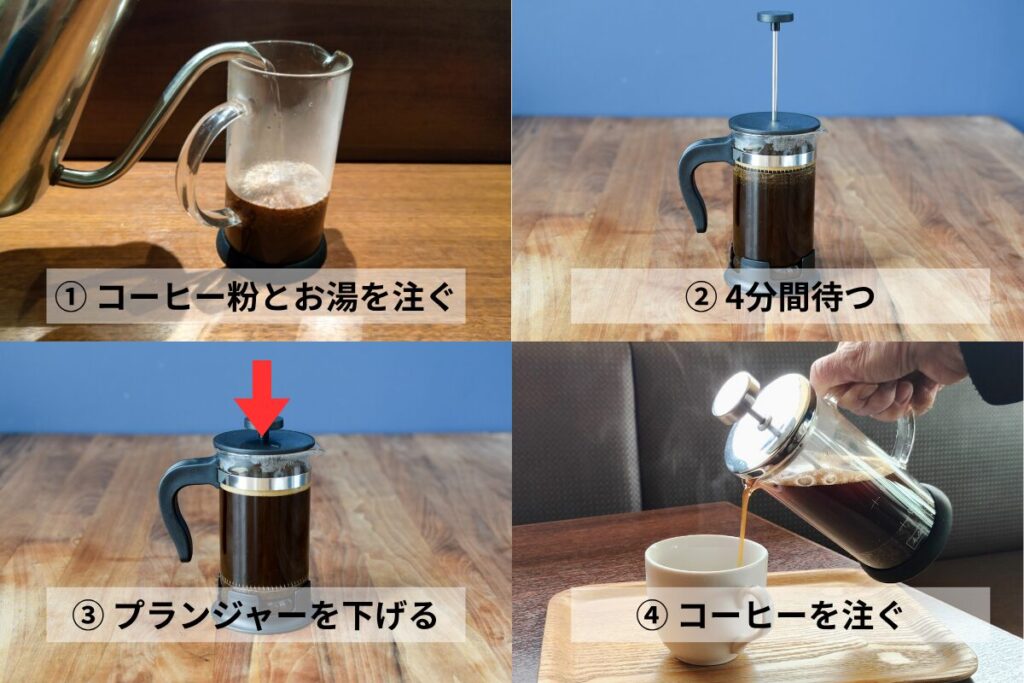 フレンチプレス　淹れ方