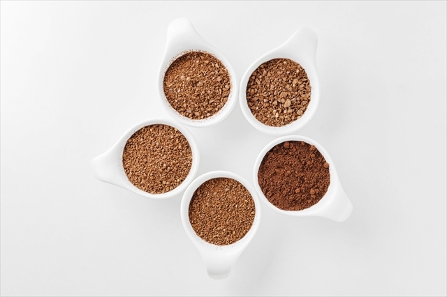 コーヒーの挽き方の種類
